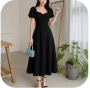 Puff Sleeve Dress