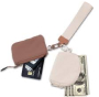 Dual Pouch Wristlet Keychain