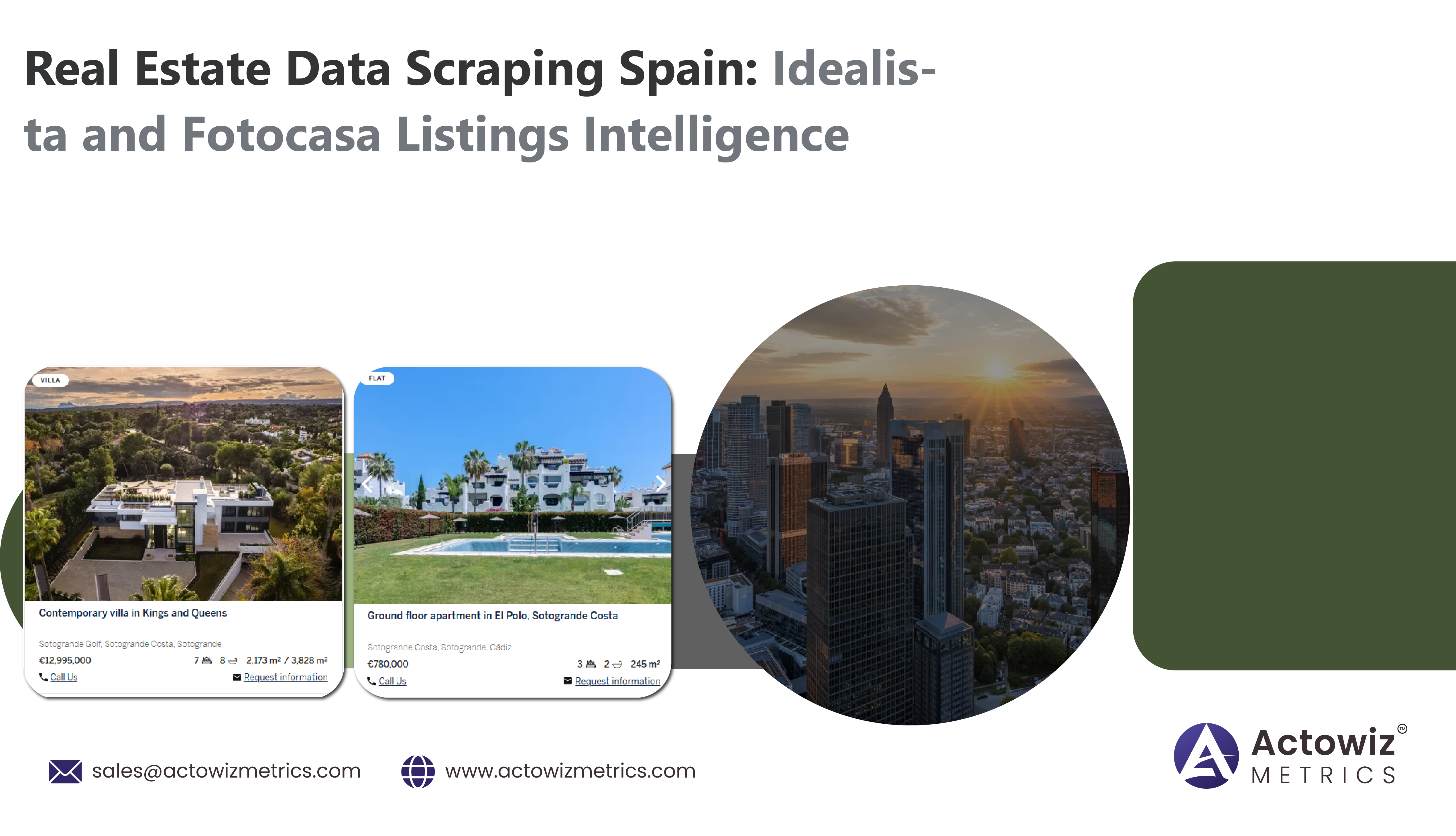 Real Estate Data Scraping Spain: Idealista & Fotocasa | Actowiz